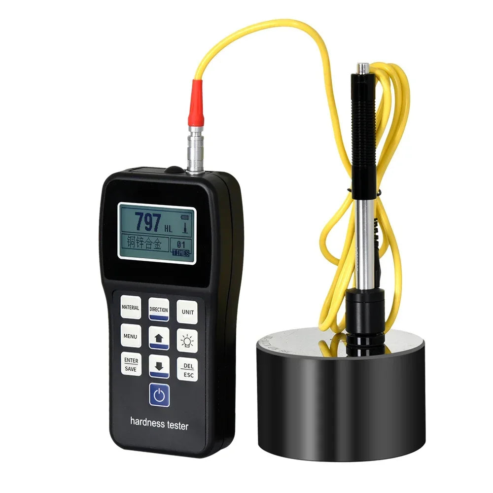 Leeb Hardness Tester Portable Rebound Meter Durometer HL、HB、HRB、HRC、HRA、HV、HS for Metal Steel HAR-100 Leeb Hardness Tester Portable Rebound Meter Durometer HL、HB、HRB、HRC、HRA、HV、HS for Metal Steel HAR-100